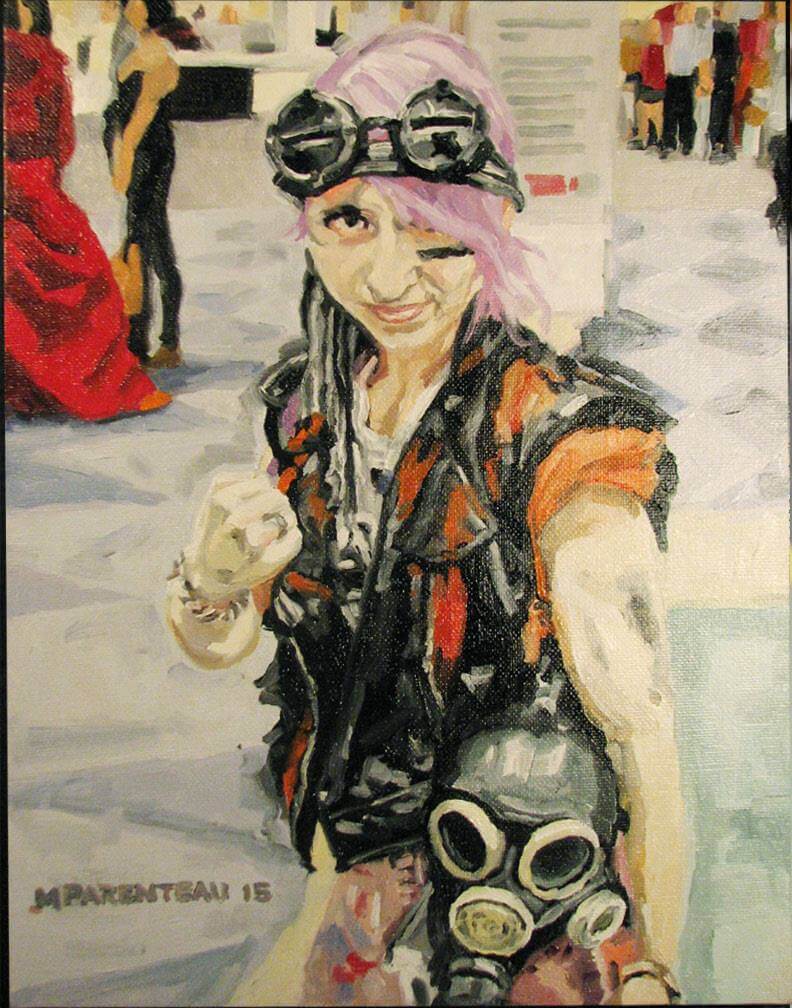 Tank Girl - Painted by Mark Parenteau